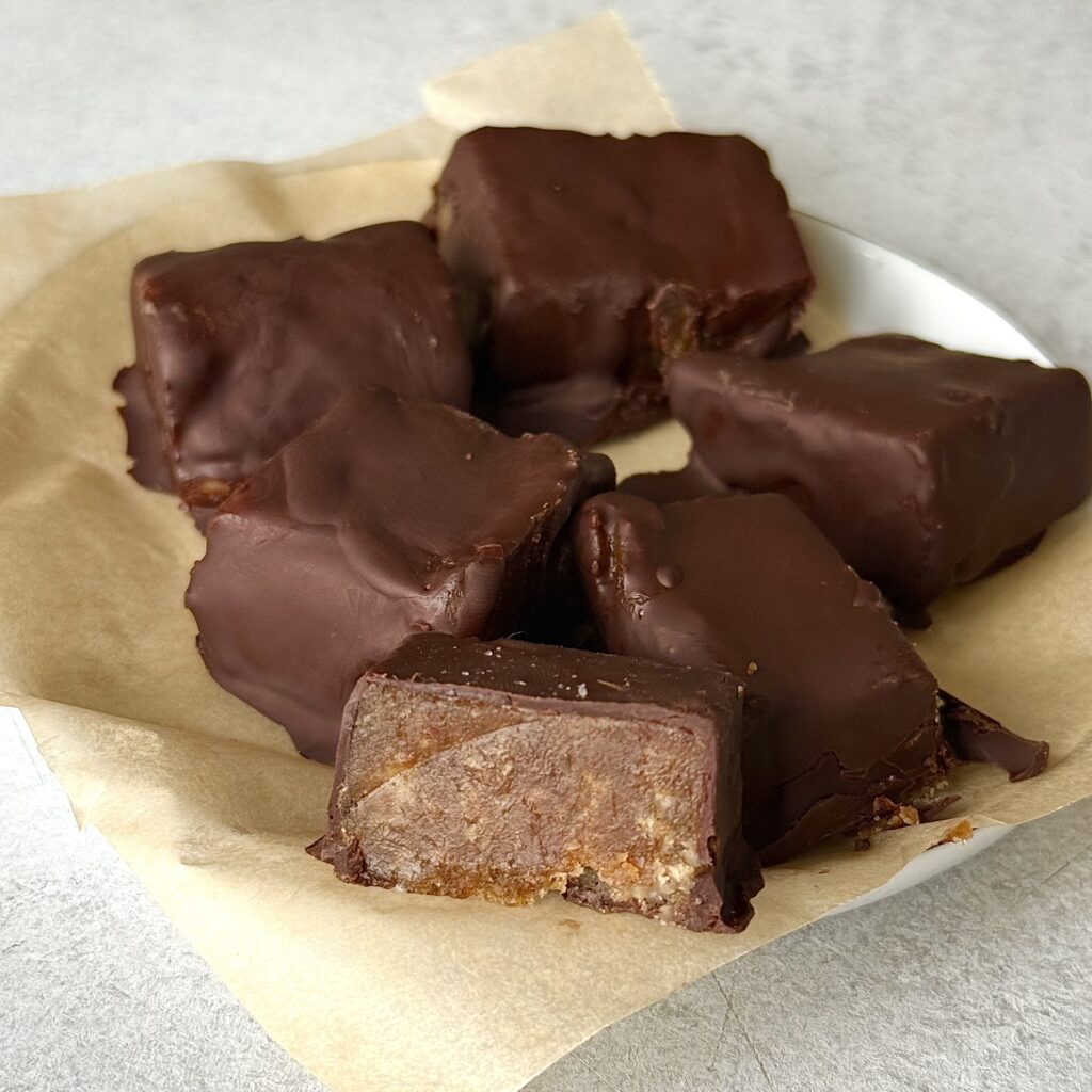 Schoko-Karamell-Bites - Tasty Katy